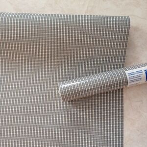 Wallpaper Blue & Beige Plaid Check